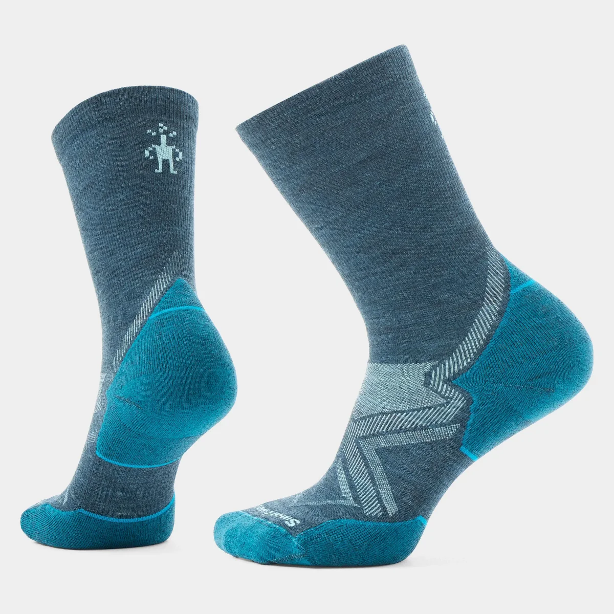 Calcetines para correr en días fríos Targeted Cushion Crew para mujer