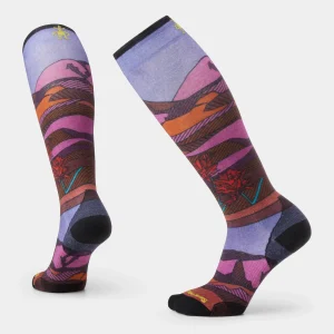 Skisocken Zero Cushion OTC mit Floral Field-Print für Damen