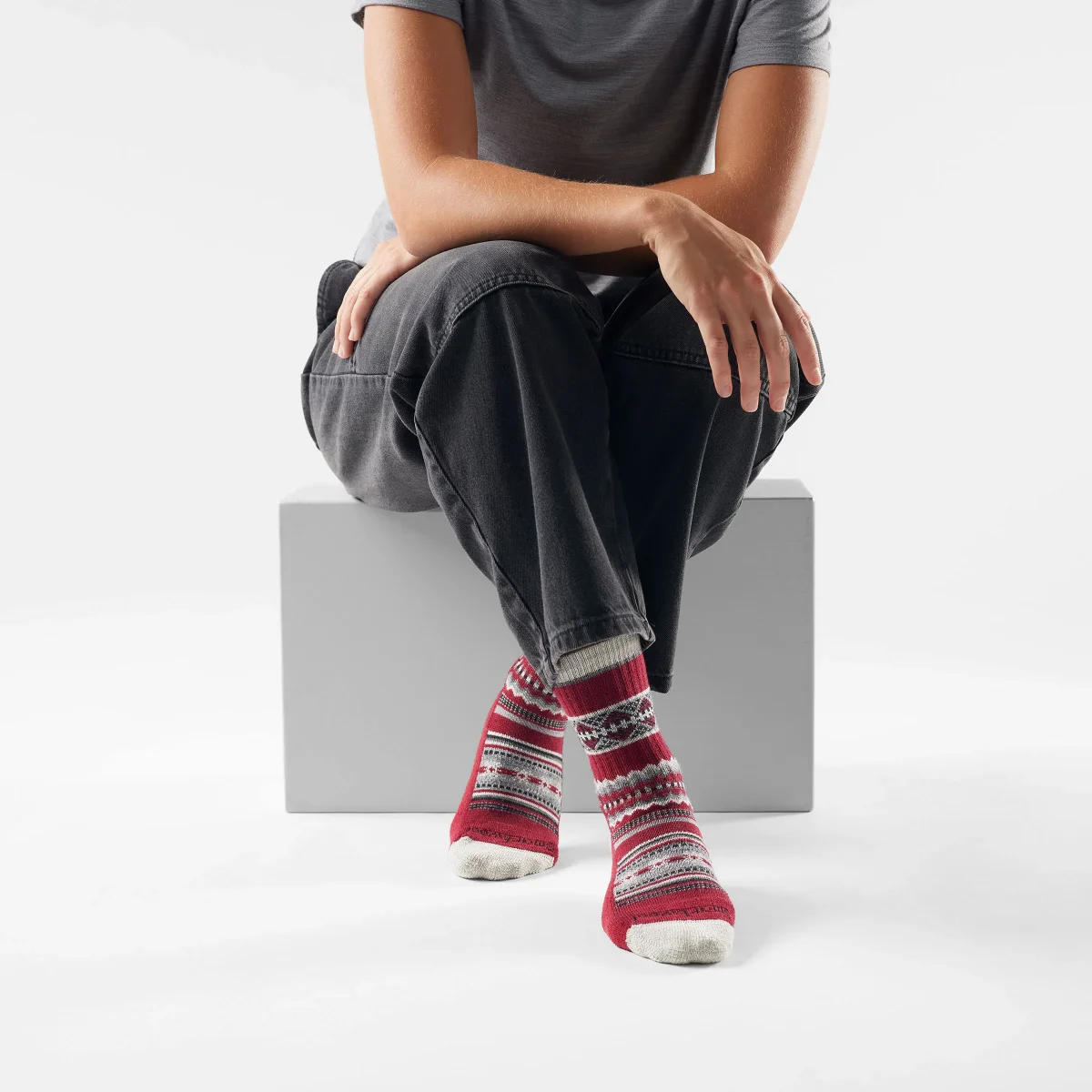 Alltagssocken Cozy Crew mit Snowed In Sweater-Print - Imagen 3