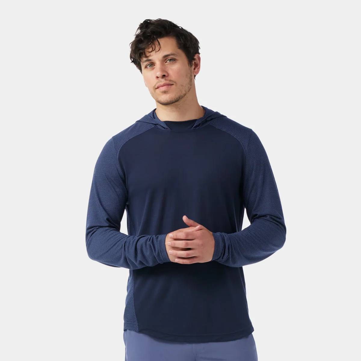 Pullover mit Kapuzon Active Mesh für Herren