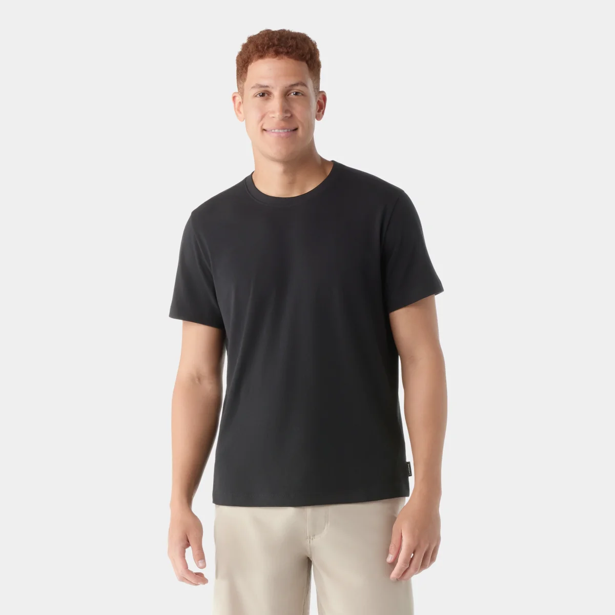 Kurzarmshirt mit Rundhalsausschnitt Perfect für Herren