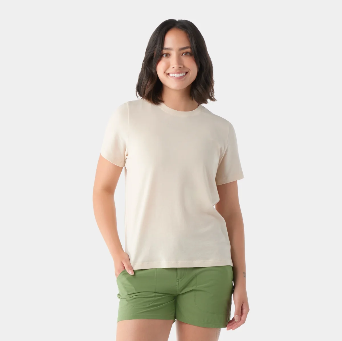 Kurzarmshirt mit Rundhalsausschnitt Perfect für Damen - Imagen 2
