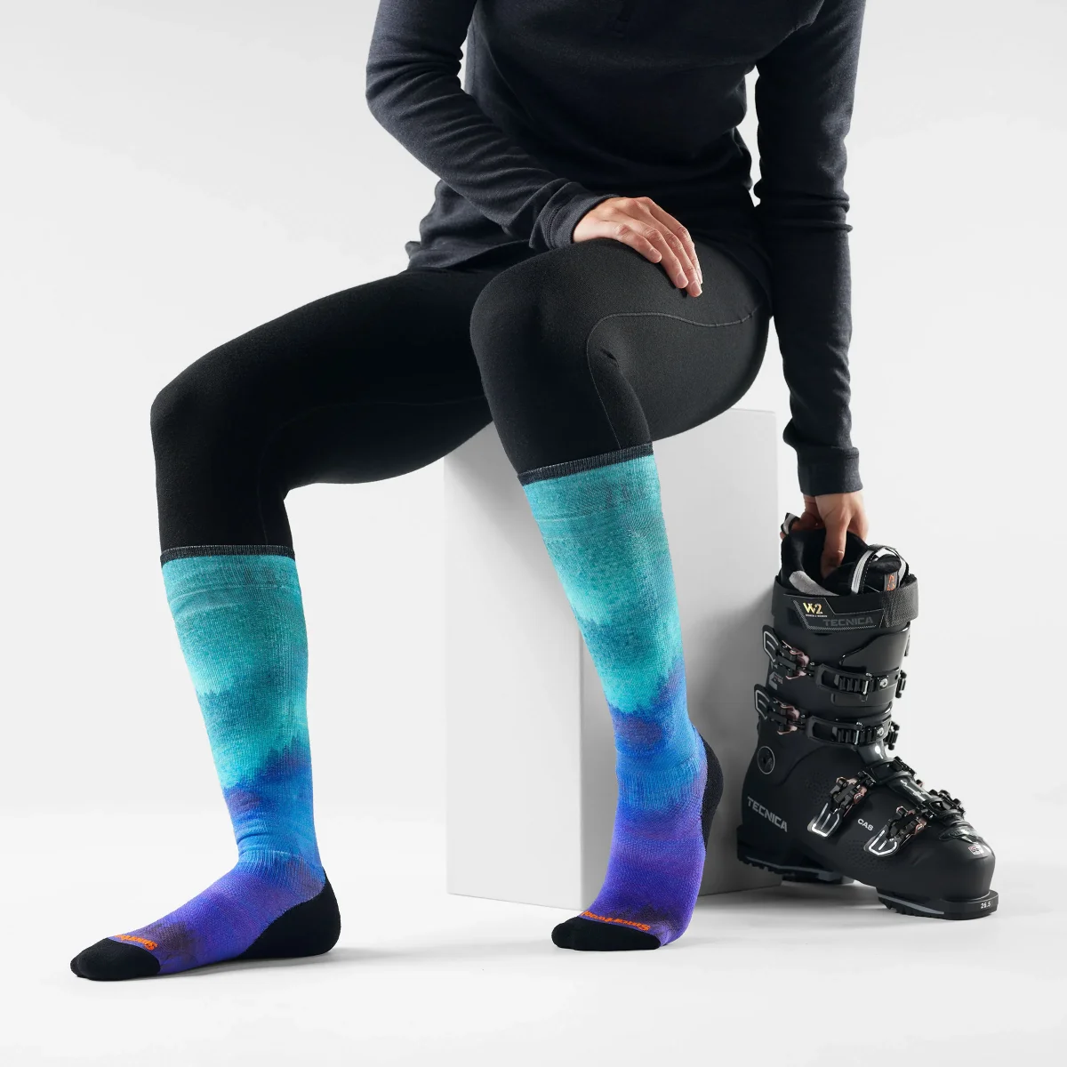 Calcetines de compresión de esquí Targeted Cushion OTC - Imagen 3