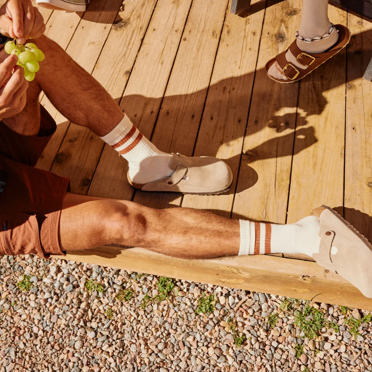 Sportsocken Crew mit Streifen - Imagen 5