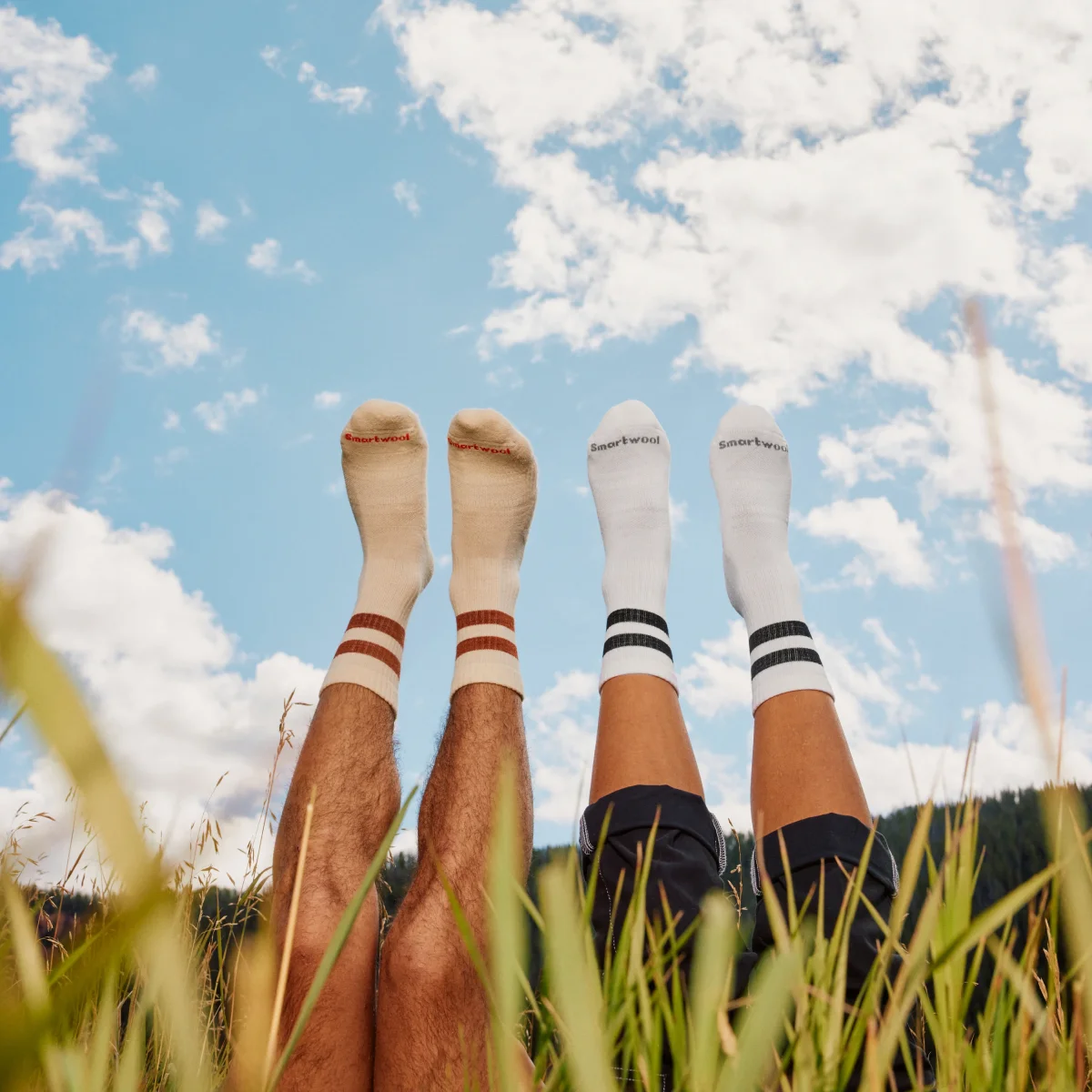 Sportsocken Crew mit Streifen - Imagen 4