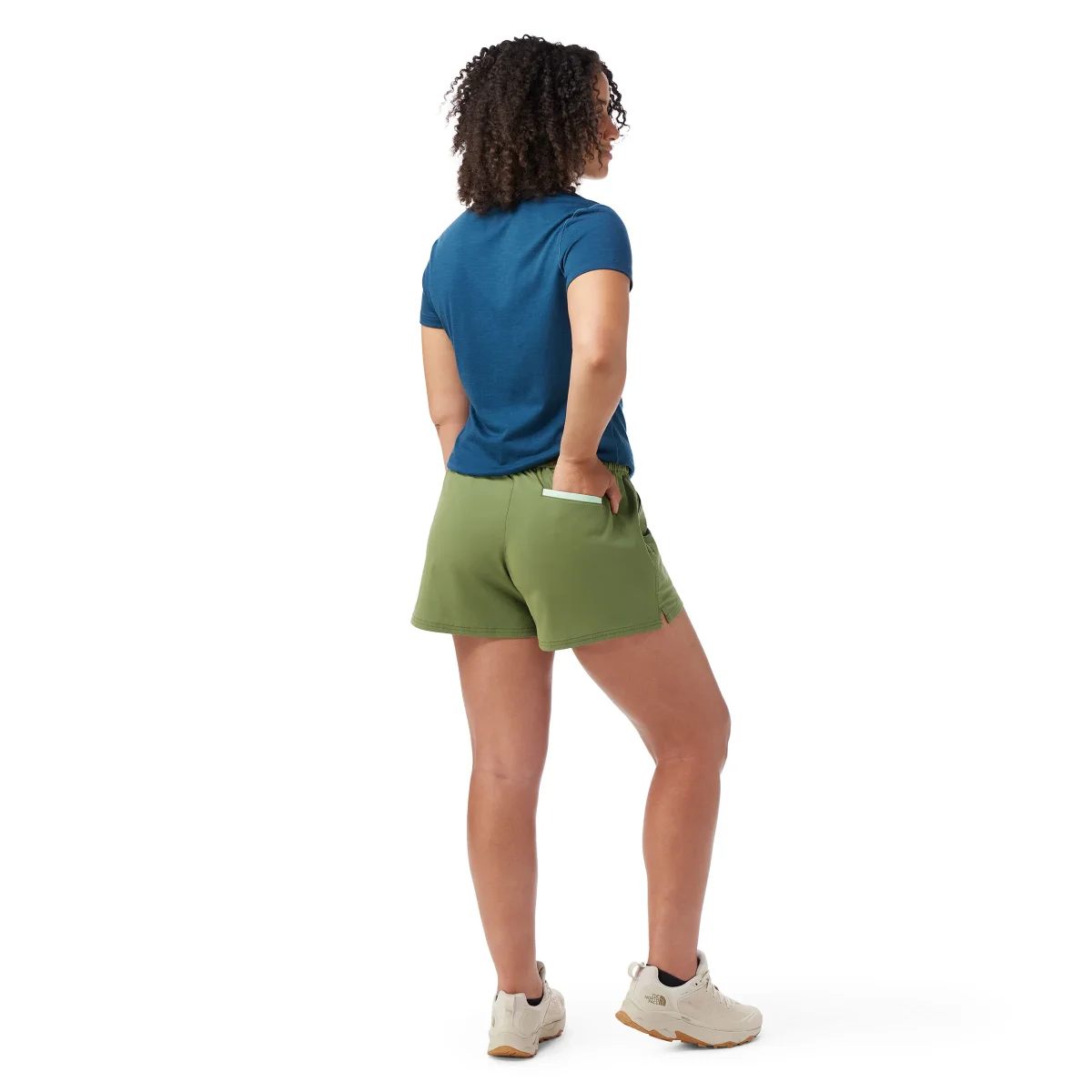 Pantalón corto de senderismo Merino 4" para mujer - Imagen 3