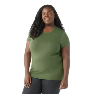 Camiseta para mujer Merino de manga corta (Plus Size)