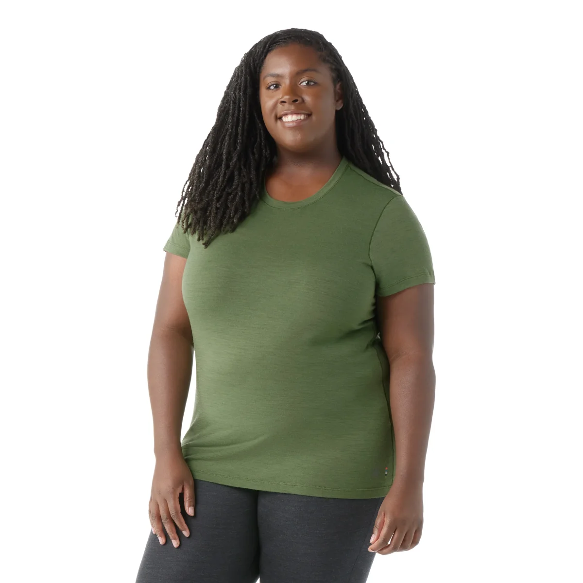Camiseta para mujer Merino de manga corta (Plus Size) - Imagen 2