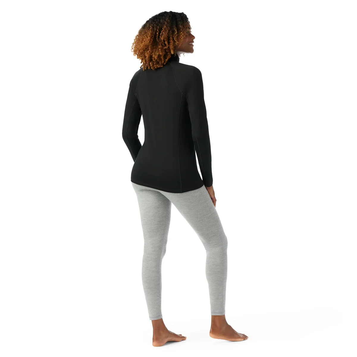 Baselayer mit halber Reißverschluss Classic All-Season Merino für Damen - Imagen 3