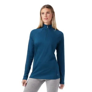 Camiseta interior Classic All-Season Merino con cremallera de 1/4 para mujer
