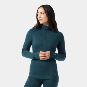 Baselayer mit halber Reißverschluss Classic Thermal Merino für Damen