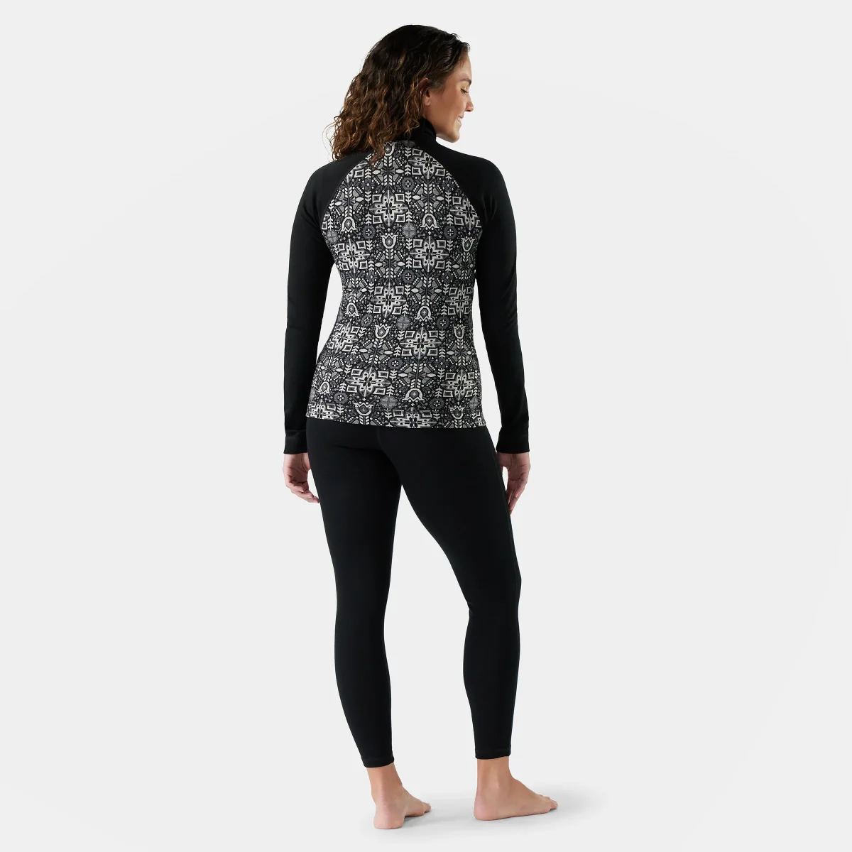 Camiseta interior Classic Thermal Merino con cremallera de 1/4 para mujer - Imagen 3