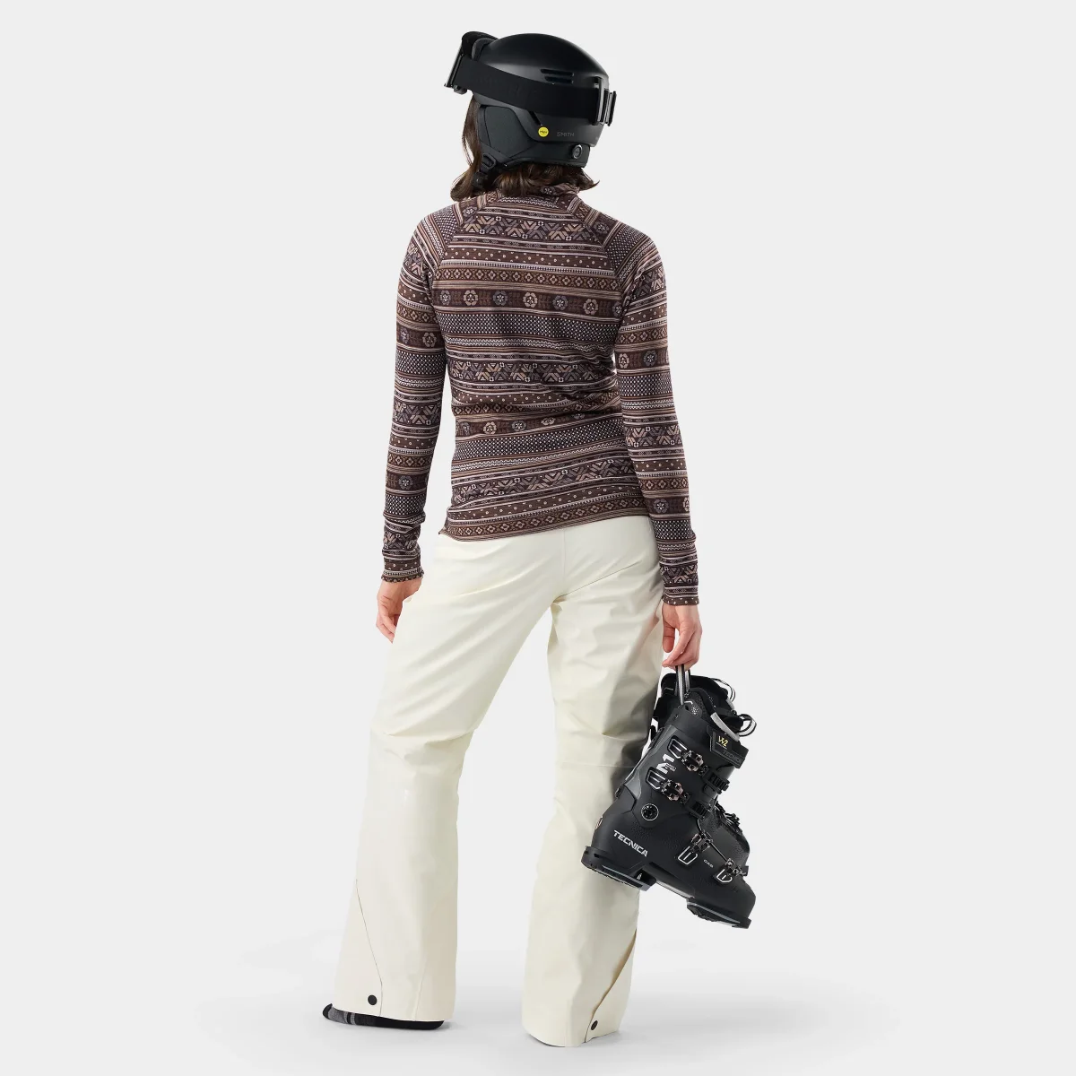 Camiseta interior Classic Thermal Merino con cremallera de 1/4 para mujer - Imagen 3