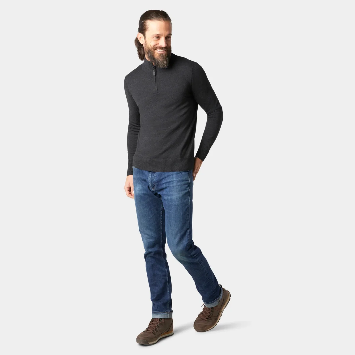 Pullover mit halber Reißverschluss Sparwood für Herren