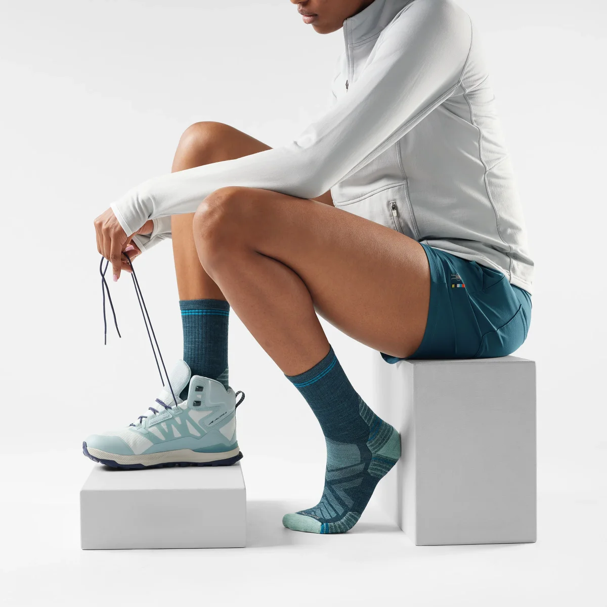 Wandersocken Targeted Cushion Mid Crew für Damen - Imagen 3
