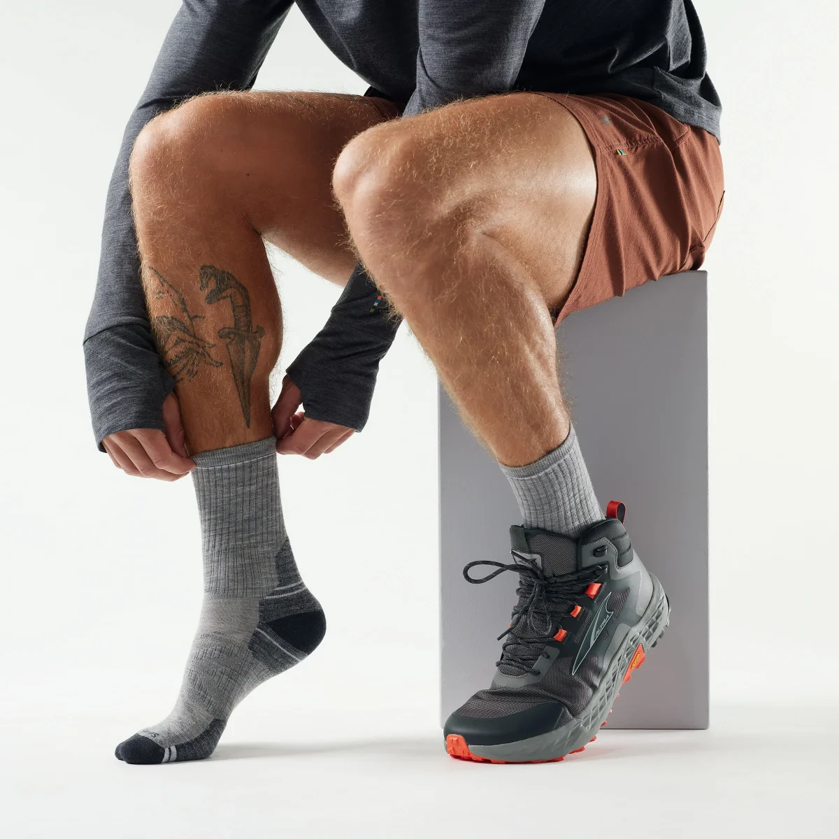 Wandersocken Targeted Cushion Mid Crew - Imagen 3