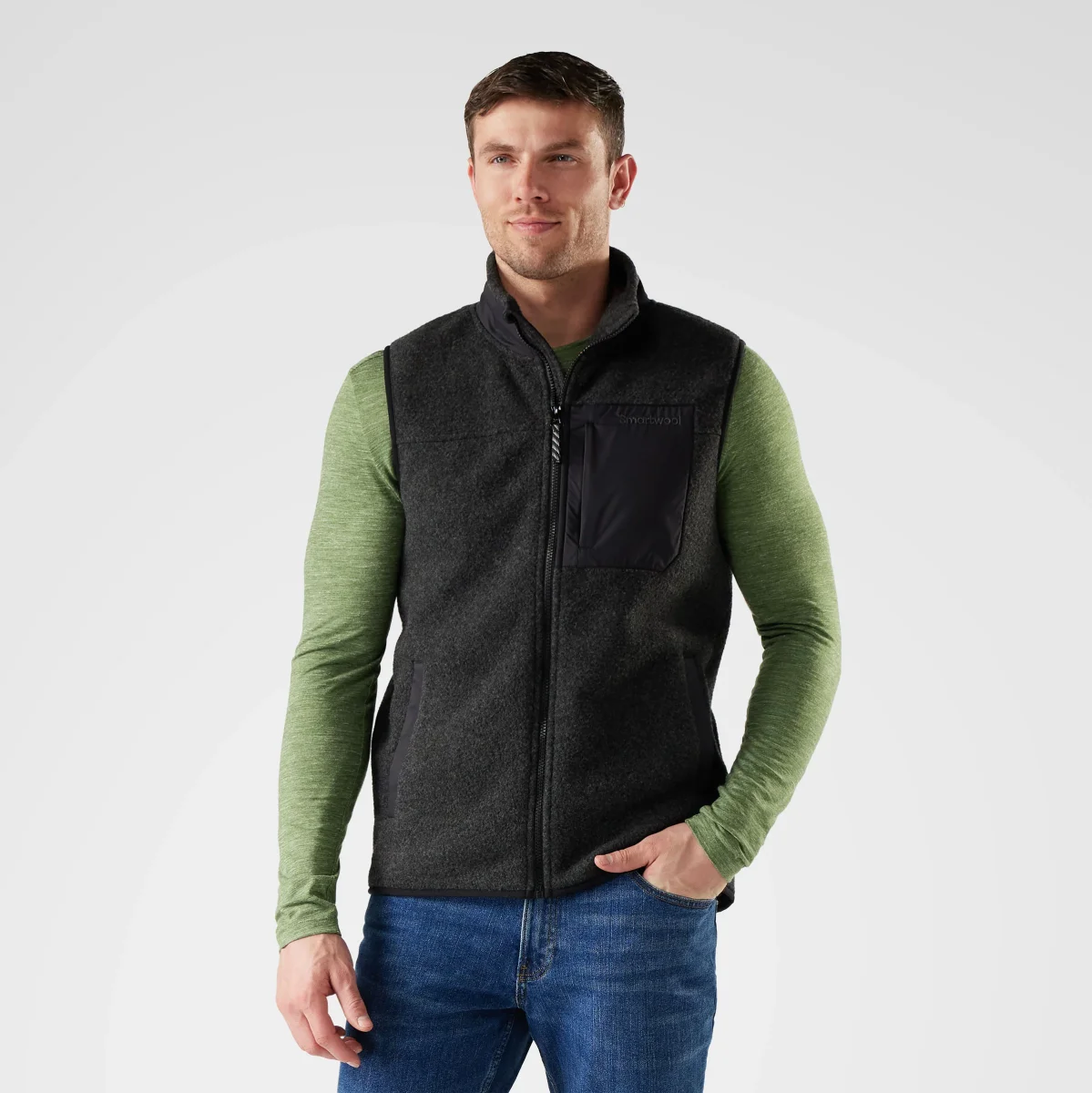 Chaleco de forro polar Second Cut para hombre - Imagen 2