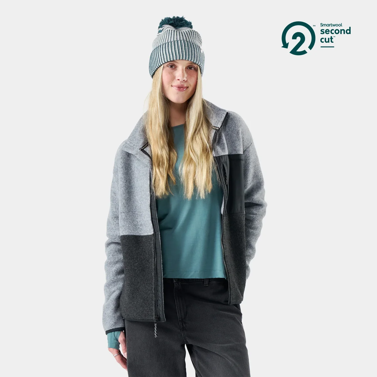 Jacke Second Cut Fleece für Damen - Imagen 2