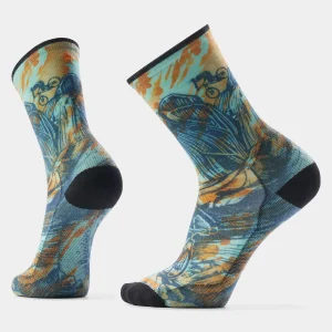 Zero Cushion Crew Fahrradsocken mit Rugged Ride Print