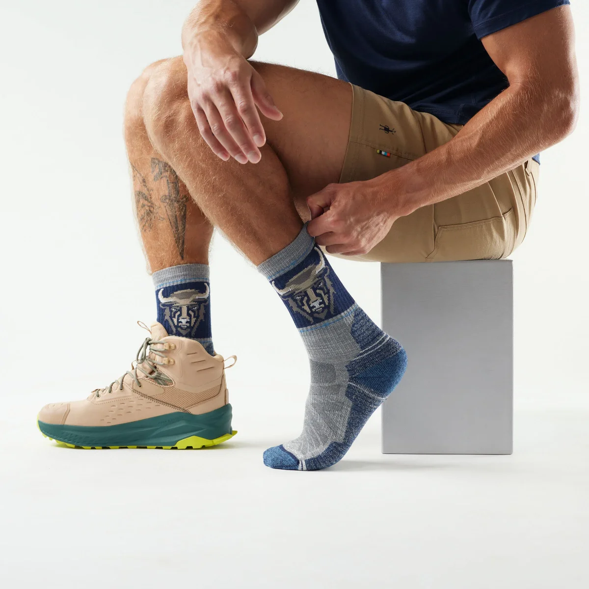 Light Cushion Bison Crew Wandersocken - Imagen 3