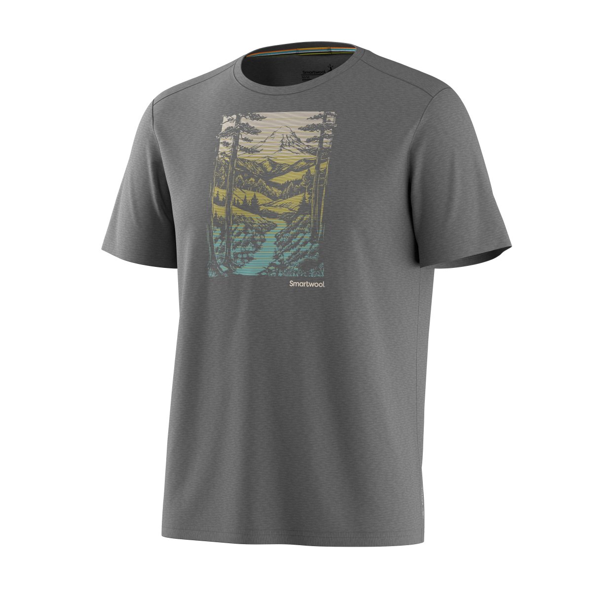 Winding Trail Active Kurzarm-T-Shirt mit Grafik für Herren - Imagen 3