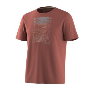 Winding Trail Active Kurzarm-T-Shirt mit Grafik für Herren