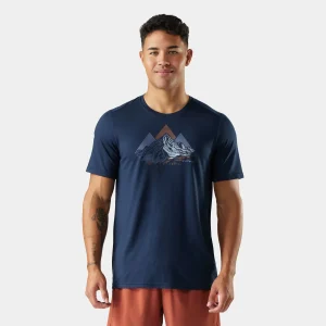 Peak Bagger Active Kurzarm-T-Shirt mit Grafik für Herren