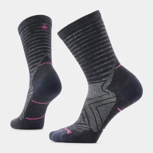 Run Zero Cushion Pattern Crew-Damensocken