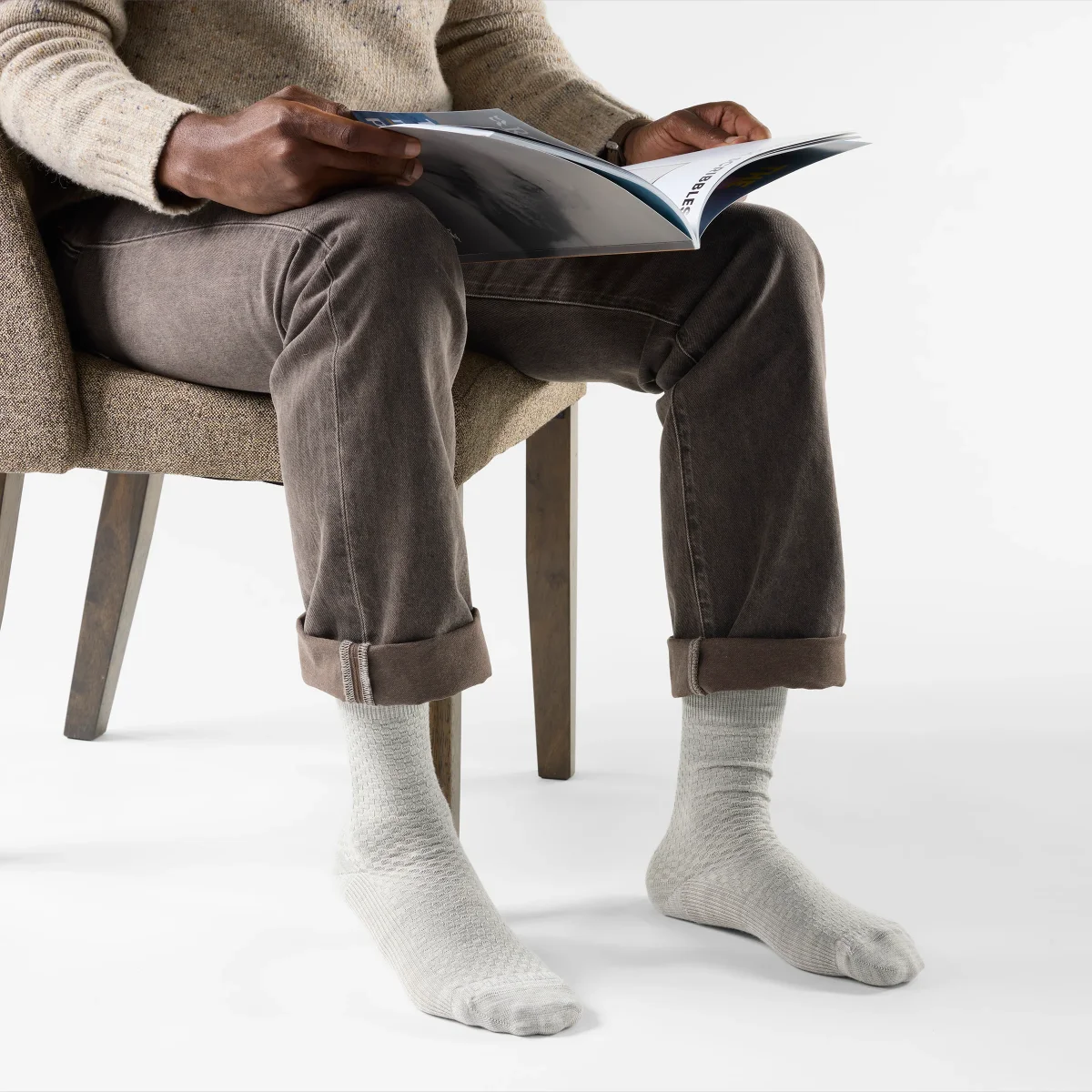 Everyday Basketweave Crew-Socken - Imagen 3
