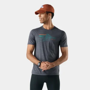 Alpine Trace Active Short Sleeve Graphic T-Shirt für Herren