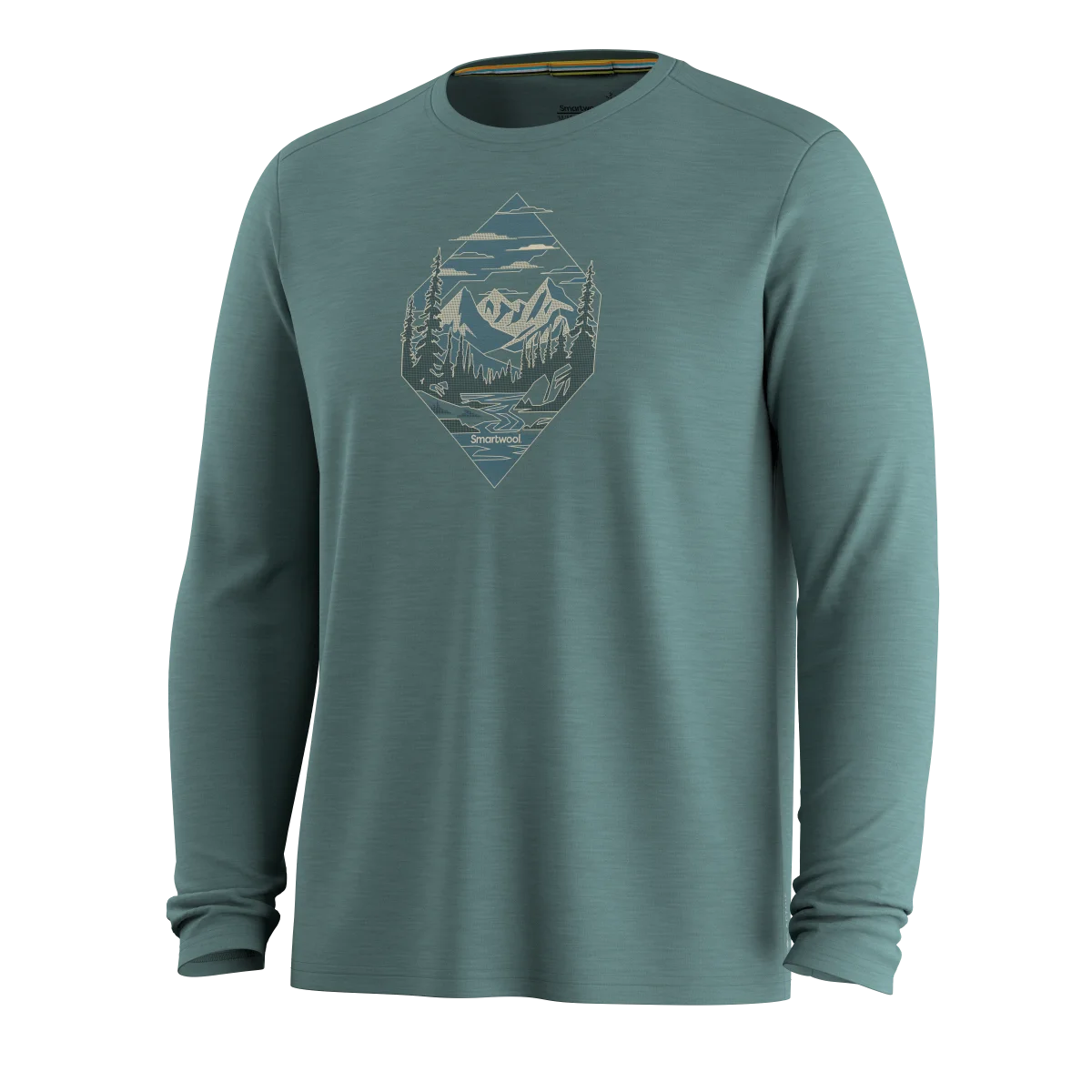 Camiseta gráfica de manga larga Wander Valley Active para hombre - Imagen 4