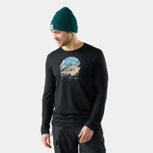 First Chair Pursuit Active Long Sleeve Graphic T-Shirt für Herren