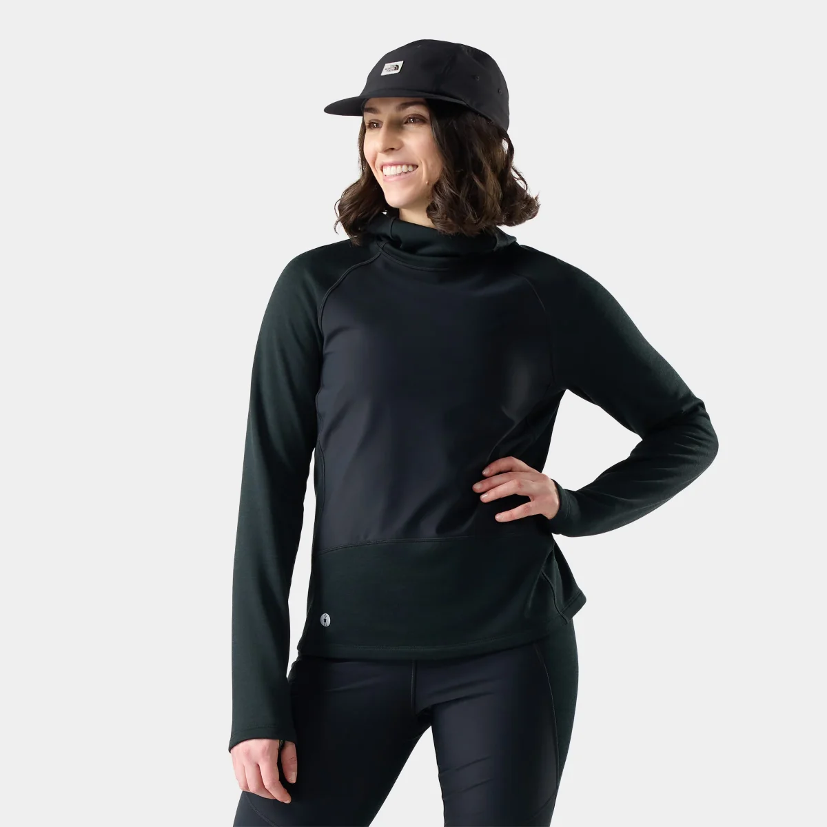 Sudadera con capucha Active Fleece Wind para mujer