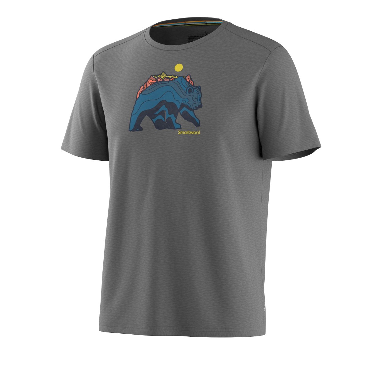 Herren Bear Strata Active Kurzarm Grafik T-Shirt - Imagen 3