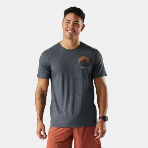 Herren Lunar Bear Active Kurzarm Grafik T-Shirt