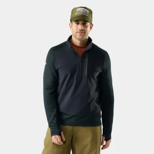 Forro polar de media cremallera Active Fleece Wind para hombre