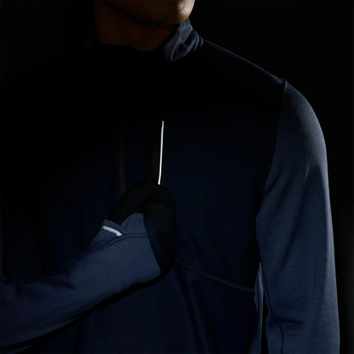 Forro polar de media cremallera Active Fleece Wind para hombre - Imagen 5