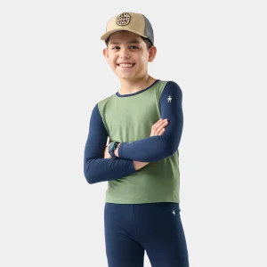 Camiseta interior de cuello redondo Classic Merino Blend Boxed para niño