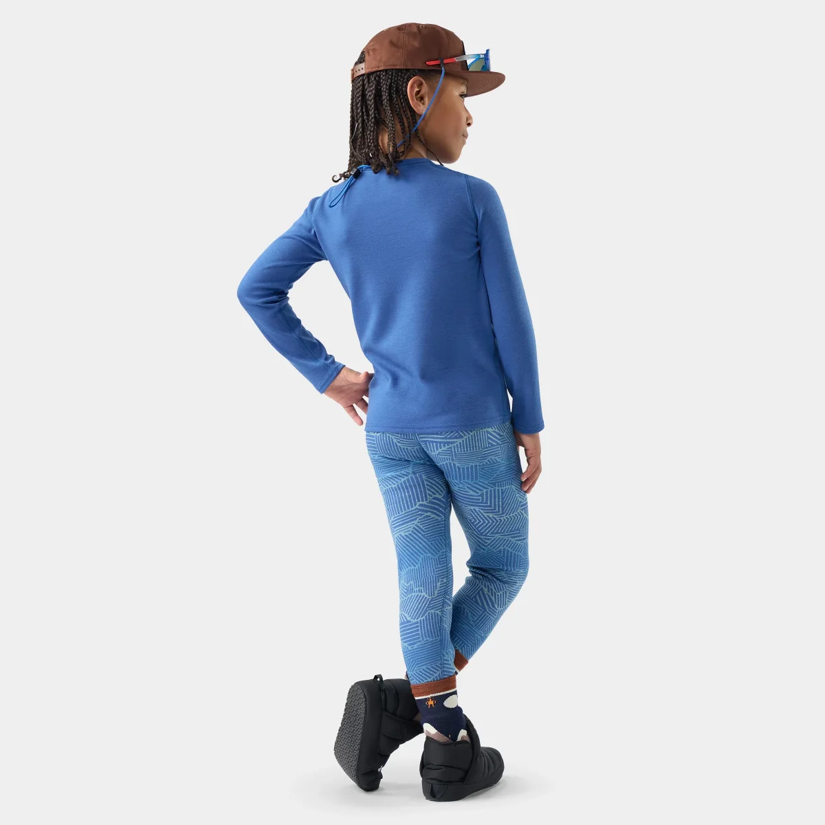 Camiseta interior con cuello redondo Classic Thermal Merino para niños - Imagen 3