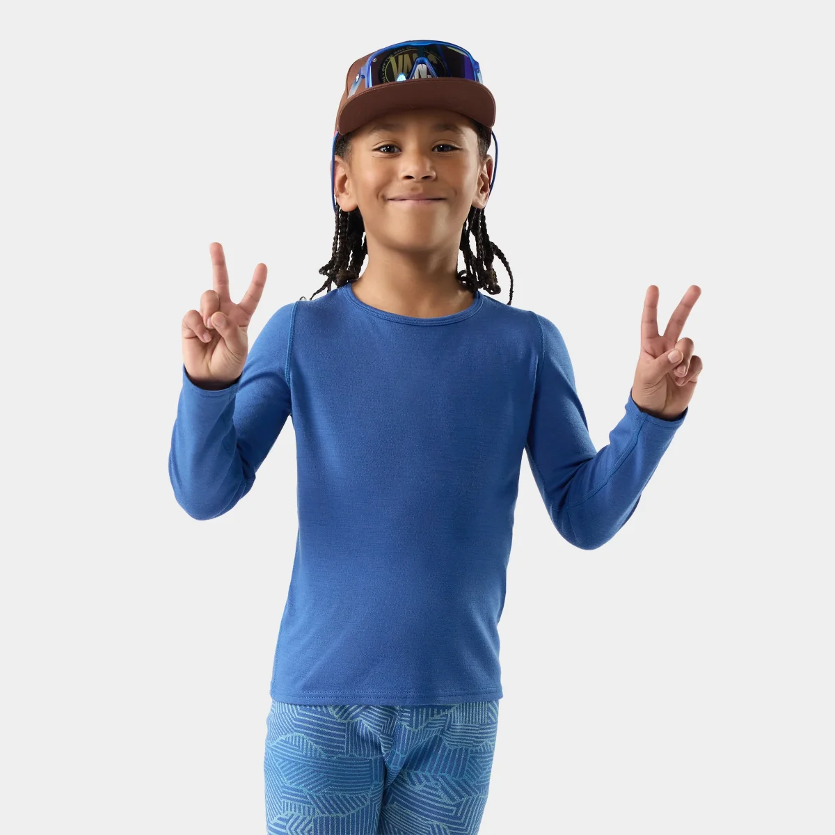 Camiseta interior con cuello redondo Classic Thermal Merino para niños