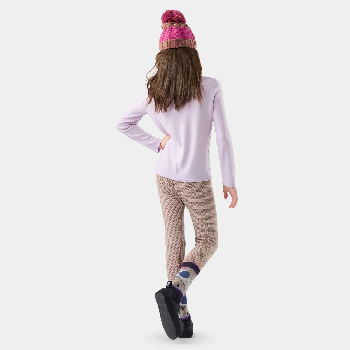 Camiseta interior con cuello redondo Classic Thermal Merino para niños - Imagen 3