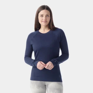Camiseta interior con cuello redondo Classic Thermal Merino para mujer