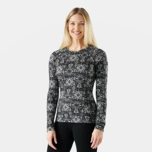 Camiseta interior con cuello redondo Classic Thermal Merino para mujer
