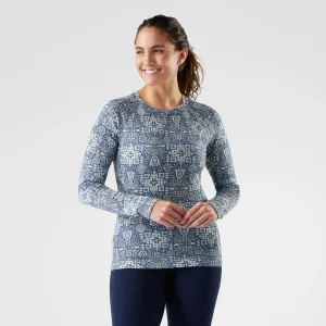 Camiseta interior con cuello redondo Classic Thermal Merino para mujer