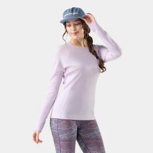 Camiseta interior con cuello redondo Classic Thermal Merino para mujer