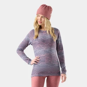 Camiseta interior con cuello redondo Classic Thermal Merino para mujer