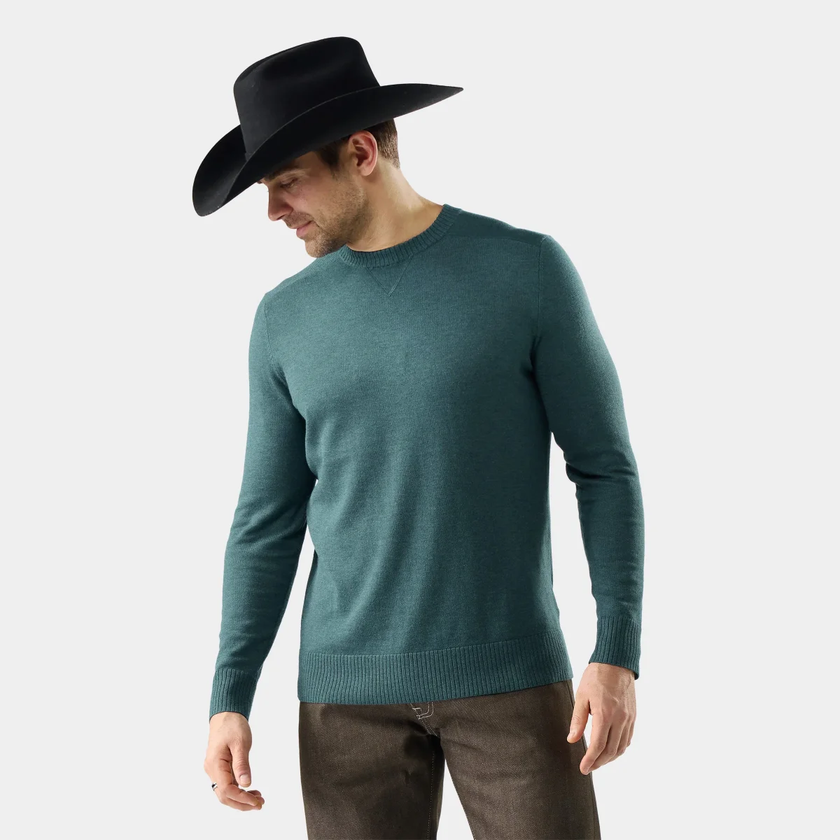 Jersey sparwood de cuello redondo