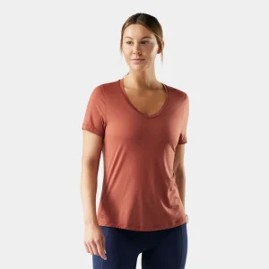Kurzarmshirt mit V-Ausschnitt Active Ultralite für Damen