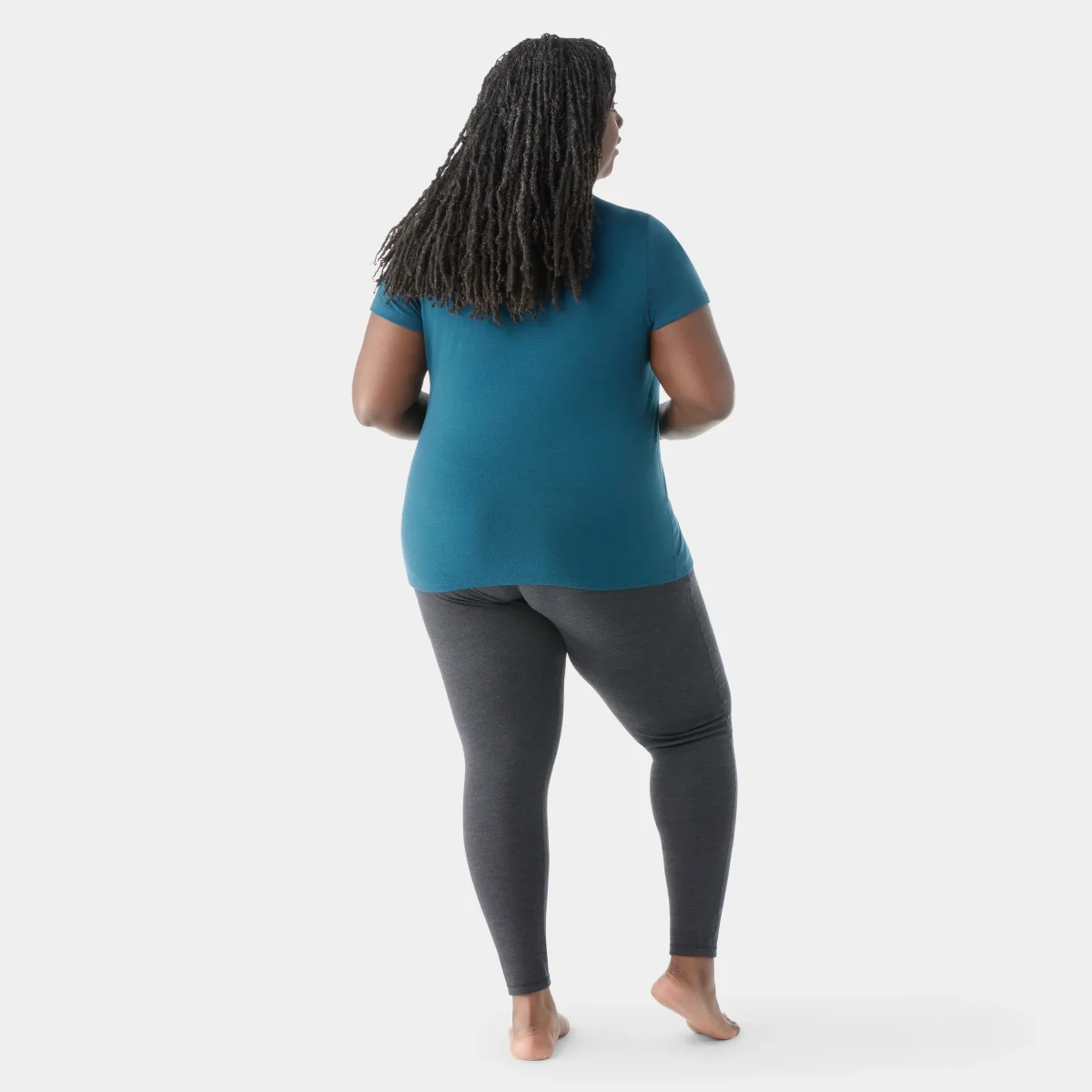 Damen Merino Kurzarmshirt Plus - Imagen 3