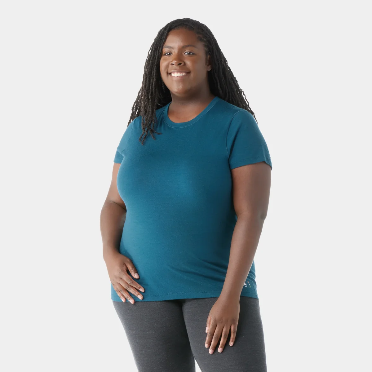 Damen Merino Kurzarmshirt Plus - Imagen 2